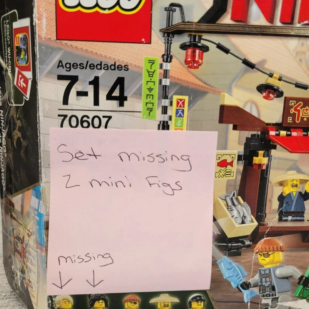 Lego Ninjago City Chase 70607- missing pieces